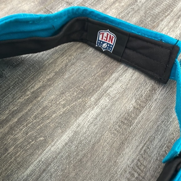 New Era NFL Carolina Panthers Velcro Visor Hat - Picture 3 of 6